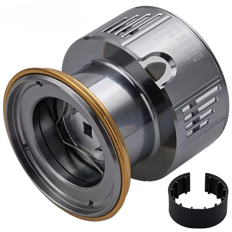 

New product modified spinning wheel fishing line wheel four-color metal C3000 line cup spare line cup
