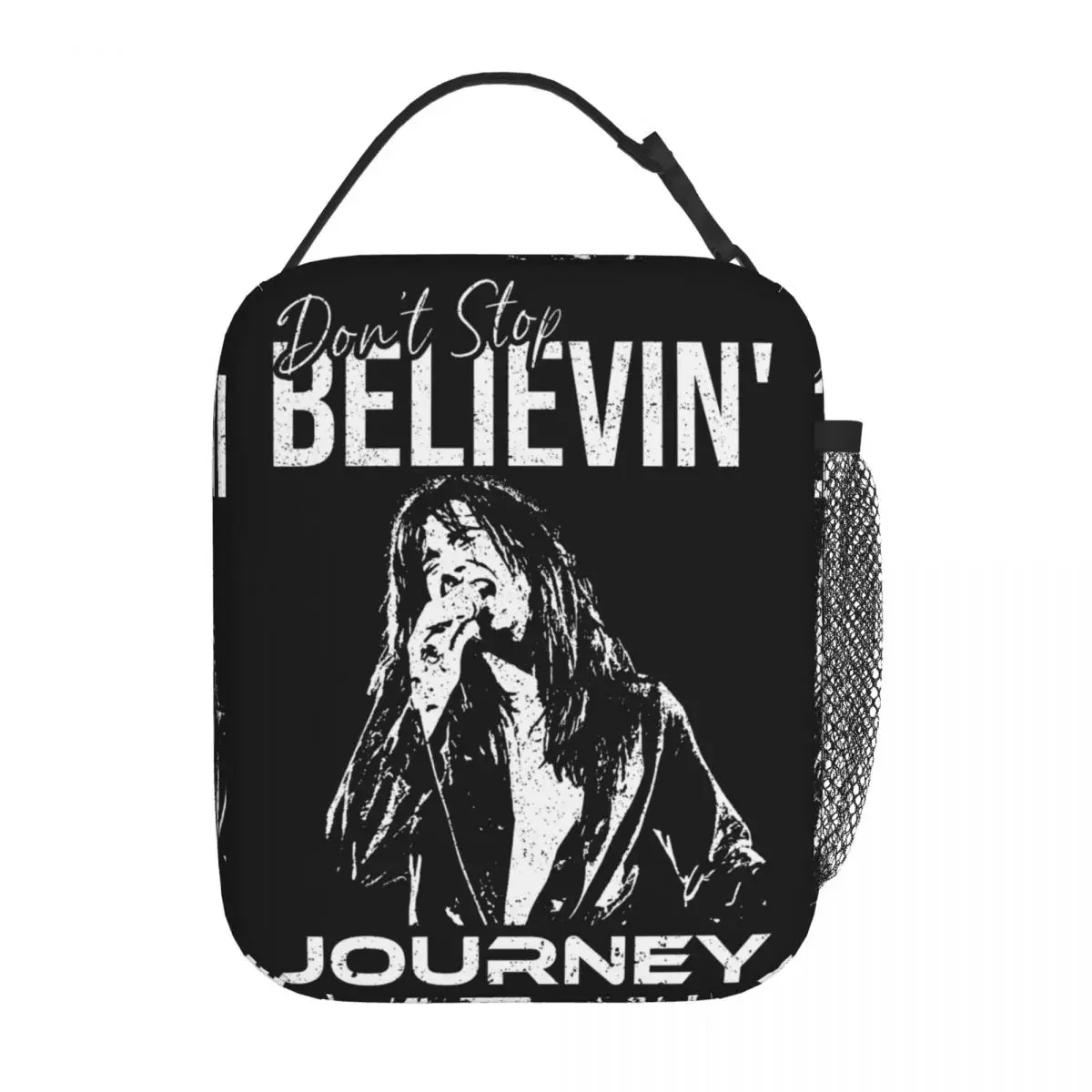 Journey The Band Don't Stop Believin Album Thermal Insulated Lunch Bag for School Steve Perry Reusable Food Bag Lunch Boxes