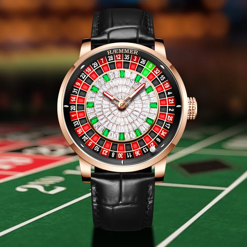 HAEMMER Design New Men\'s Watches Mechanical Wristwatch For Men Automatic Watch Men Japan NH35A Sapphire Glass Waterproof Clock