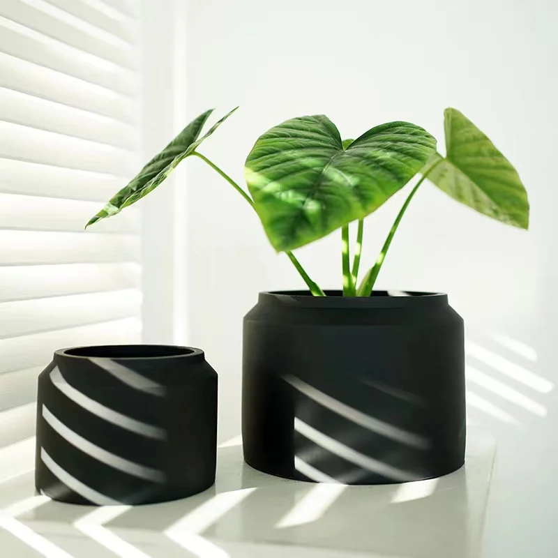 Floor Tree Flowerpot Silicone Concrete Molds Home Decoration Large Plaster Storage Vessel Silicone Mould Concrete Planters Molds