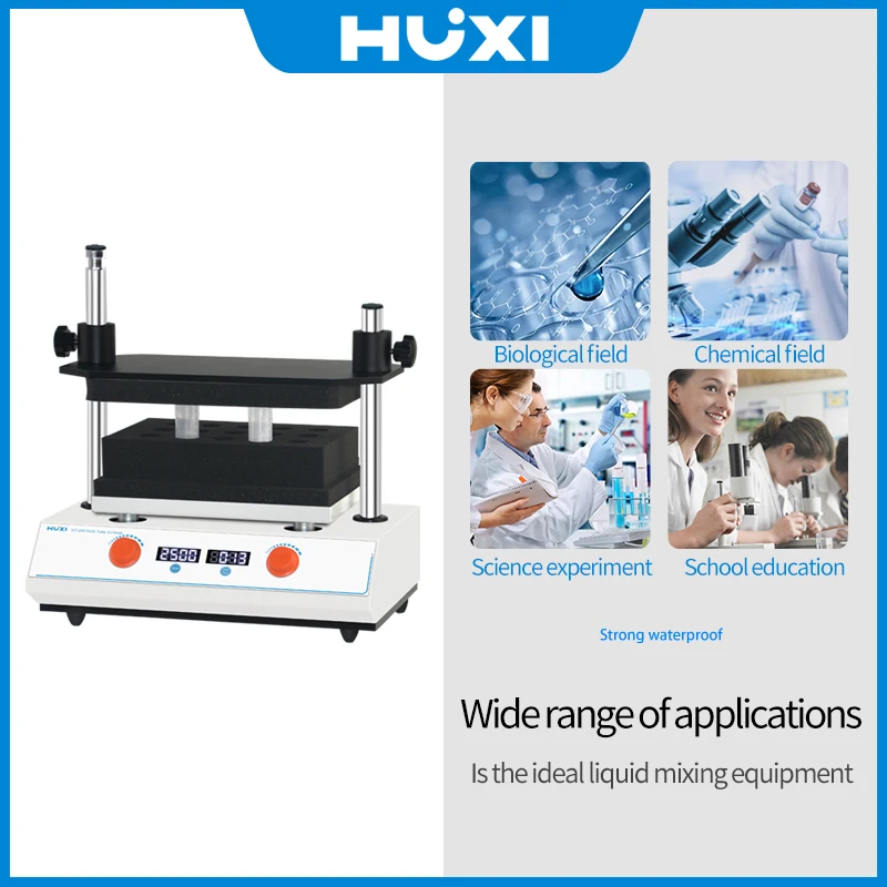 مختبر ABS متعدد لأنابيب الاختبار شاكر الدم مخصص OEM نبض لخلاط دوامي بقطر مداري 4 مللي متر #4