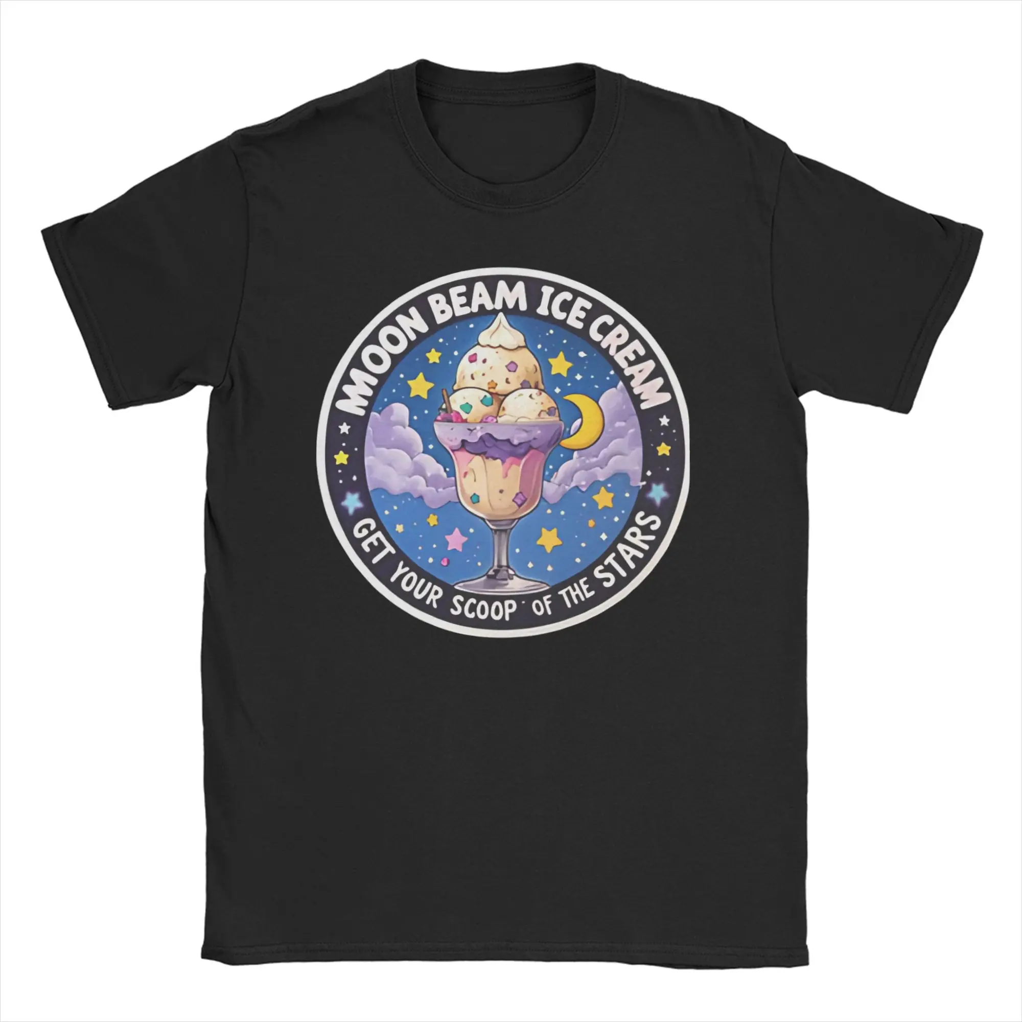 

Мужская и женская футболка Benson Boone MOONBEAM ICE CREAM, одежда из чистого хлопка, забавные футболки с короткими рукавами и круглым вырезом, классическая футболка