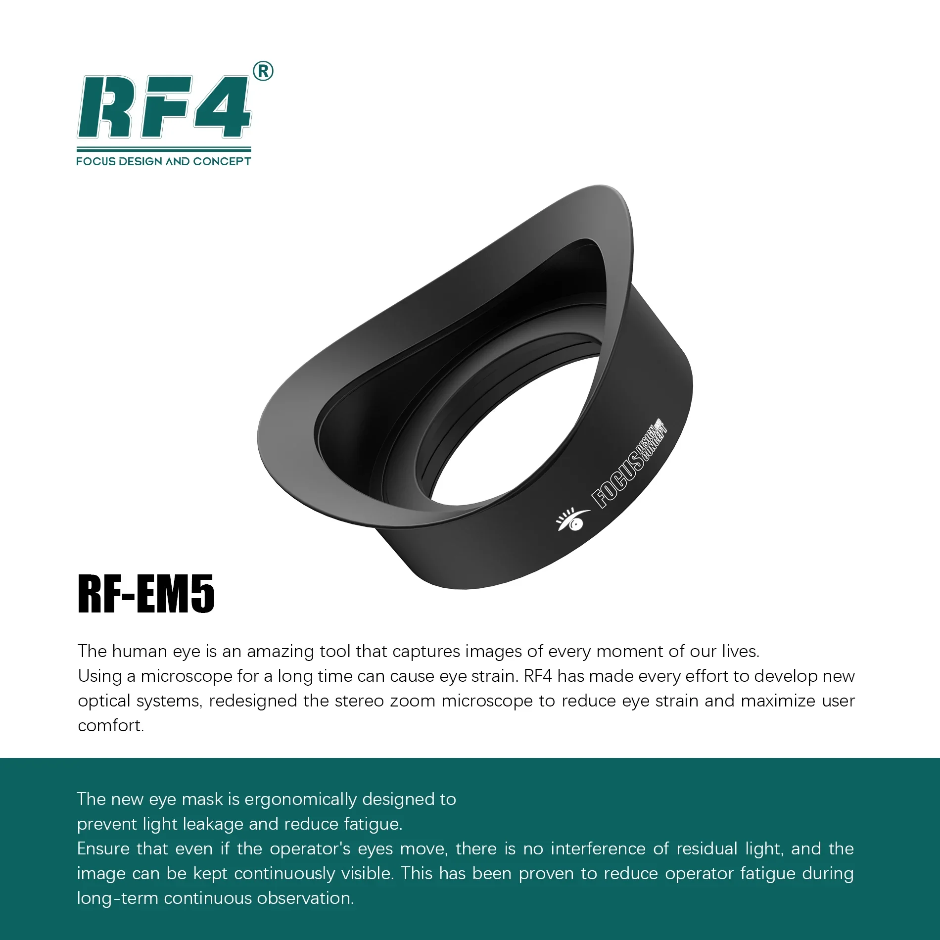 Imagem -05 - Stereo Microscópio Ocular Capa Borracha Óculos Copos Binocular Eye Guards Rf4