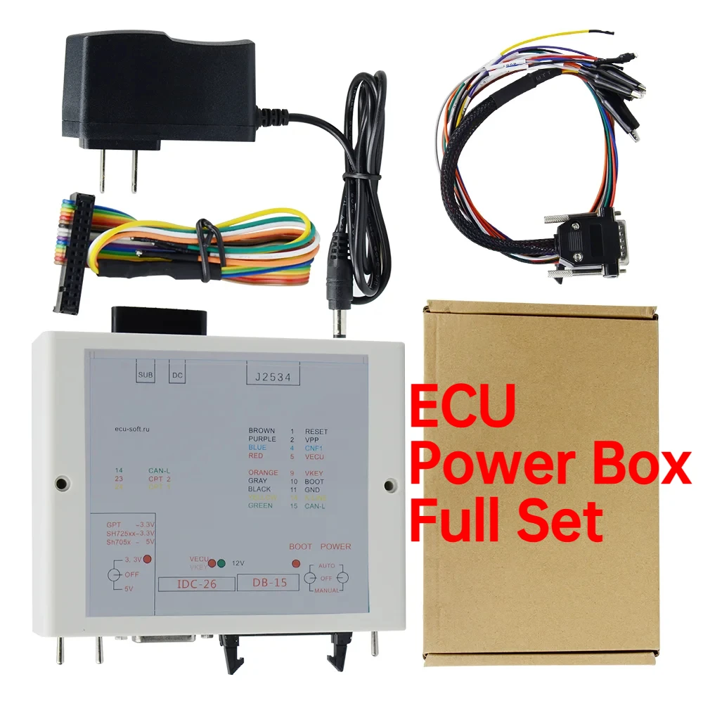Best PowerBox Works For ECU Programmer Power Box for Openport 2.0 J2534 Device Box Car Transmission Power Upgrade Tool hot
