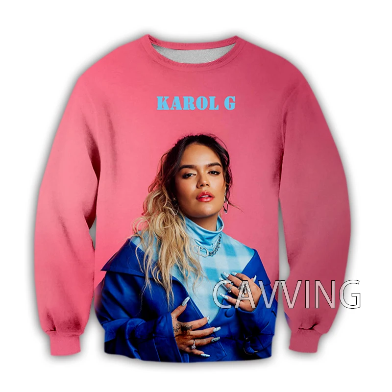 Caving 3d gedruckt karol g Crewneck Sweatshirts Harajuku Styles Tops Langarm Sweatshirts für Männer/Frauen