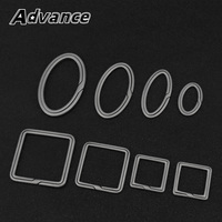 Multiple Styles Titanium Alloy Keyring Portable Keychain Buckle Accessories Outdoor EDC Tool