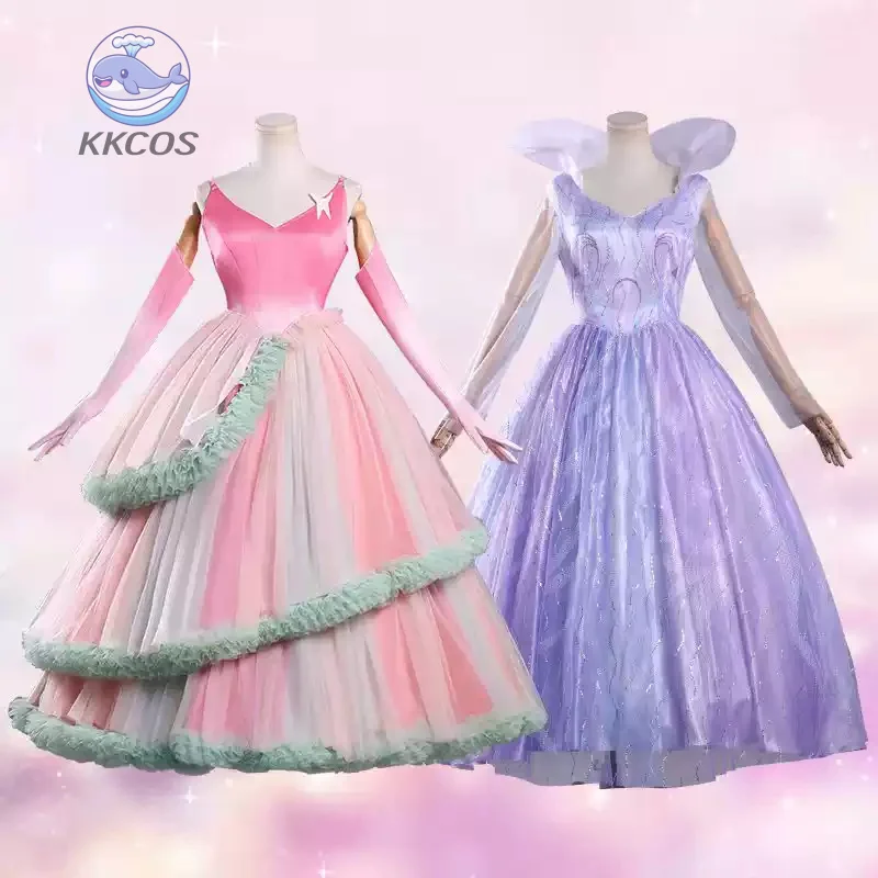 

Wicked Glinda cosplay Christmas Party Gorgeous UniformAccessories Props Complete Set KKcos