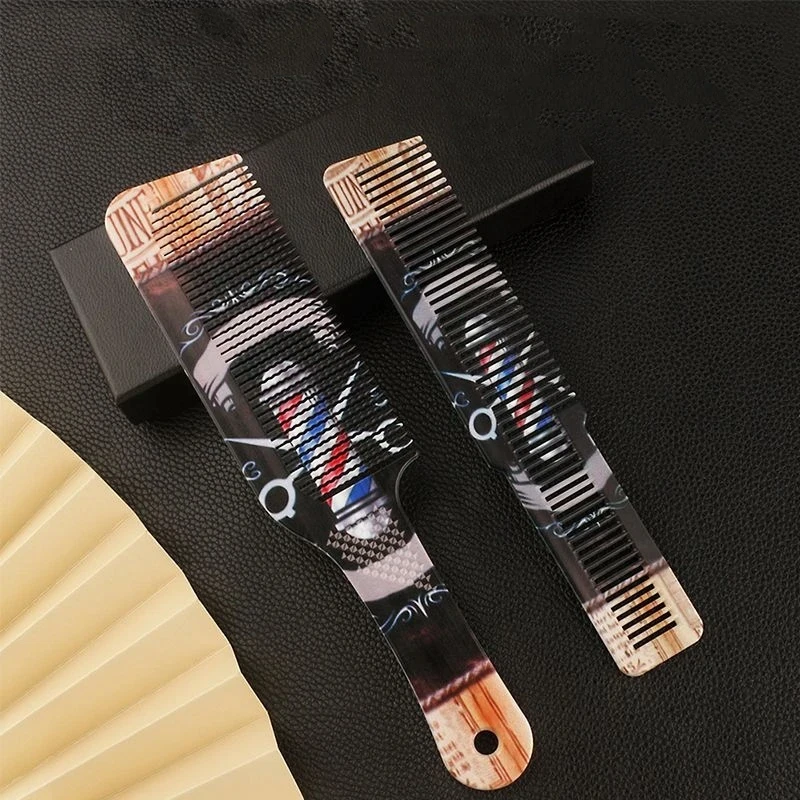 1Pc männer Haar Schneiden Kamm Anti-slip Anti-statische Friseur Trimmen Haar Kamm Barber Shop Pro friseur Haarbürste Y0724 – Detail 17