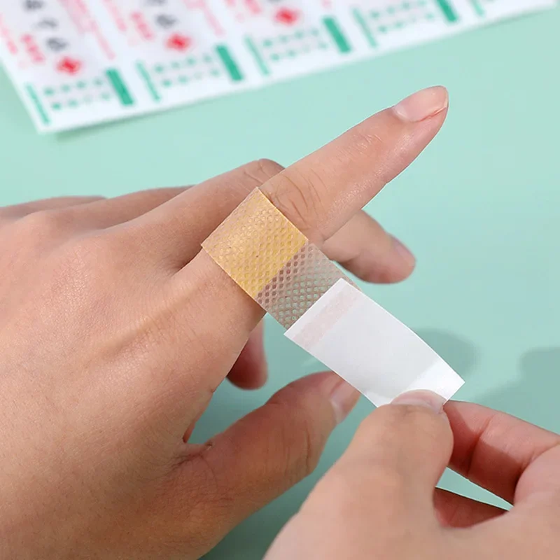 50/100pcs Emergency First Aid Bandage Heel Cushion Adhesive Plaster Waterproof Band-aid Medical Wound Hemostasis Patch Sticker
