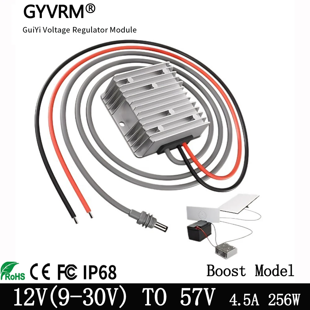 Starlink Gen 3 Power Cord 12V to 57V 4.5A Converter for Starlink Gen 3 Router 12V (10-36V) Step-Up Adapter DC Male Plug Cable