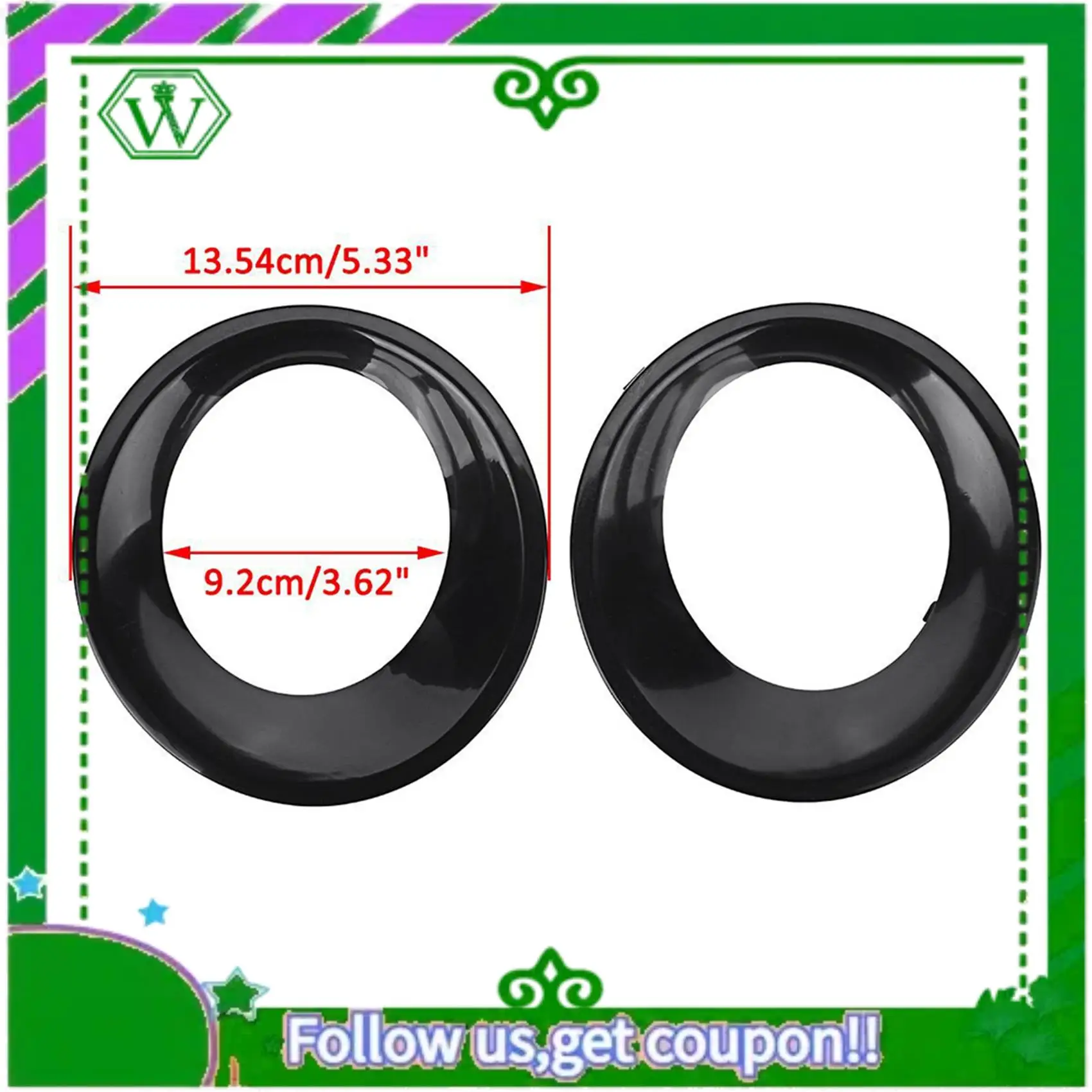 

AC34-2PCS Капот лампы грунтованный черный противотуманный фонарь накладка на фару дальнего света для BMW X3 E83 LCI 2007-2010