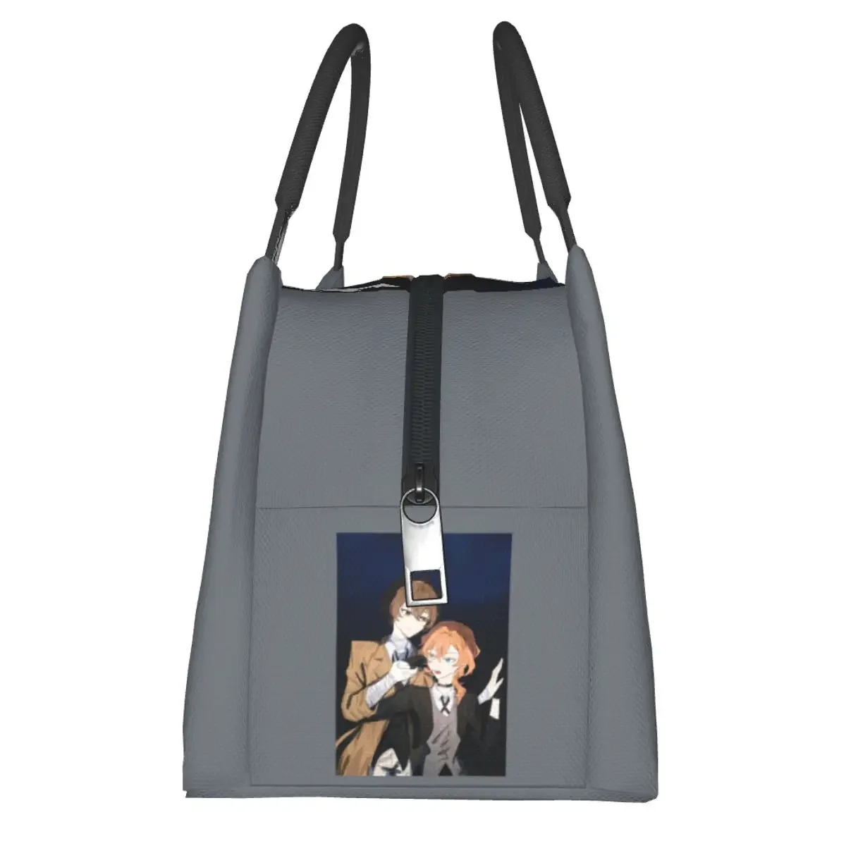 بونغو الضالة الكلاب وان أنيمي دازاي و Chuuya أكياس الغداء معزول بينتو صندوق قابلة لإعادة الاستخدام حقيبة الغداء نزهة أكياس برودة حقيبة حرارية