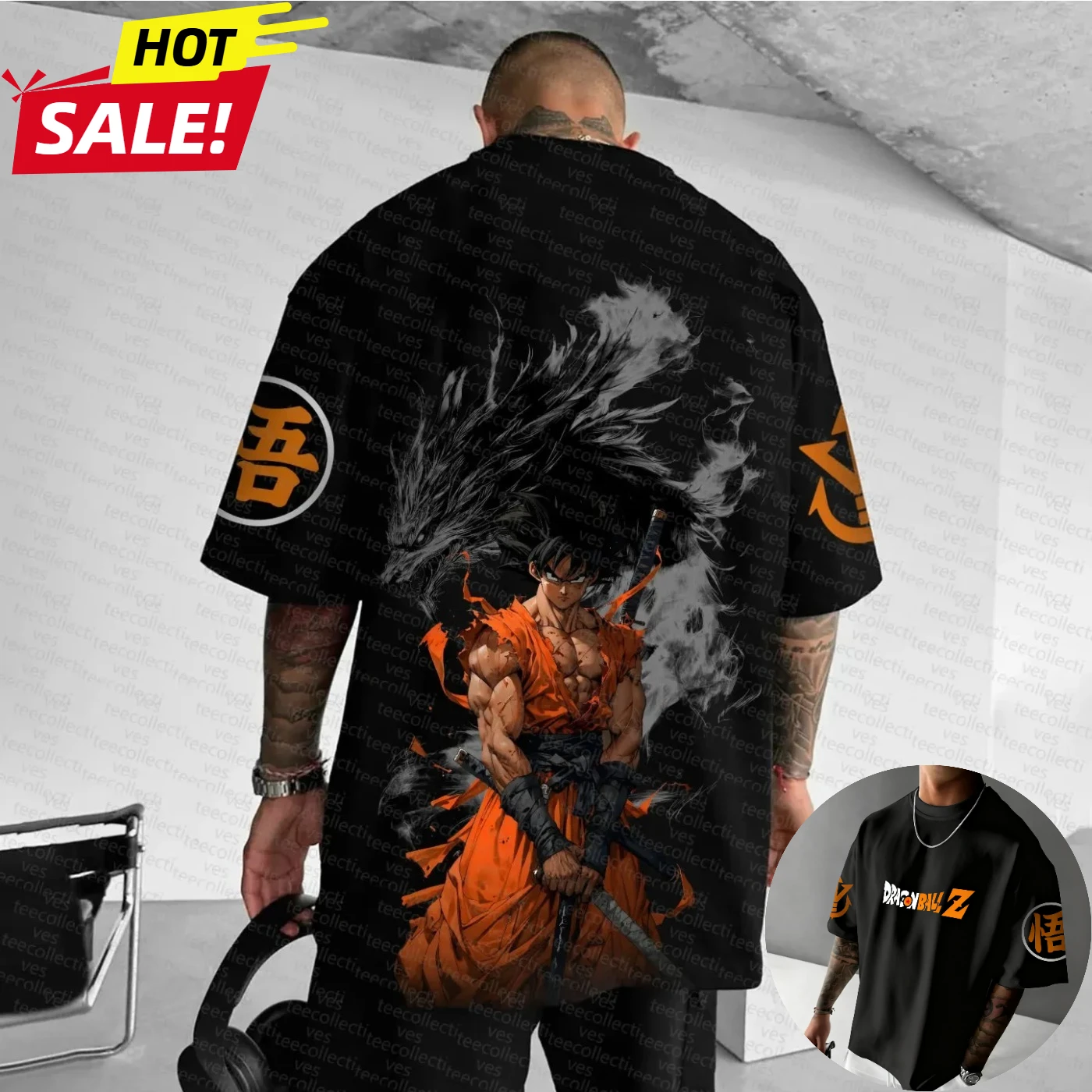 드래곤 볼 슈퍼 사이언 2025 뉴 하라주쿠 여름 티셔츠 남성 오버사이즈 레트로 스트리트 스타일 여성 캐주얼 반팔 유니섹스 탑