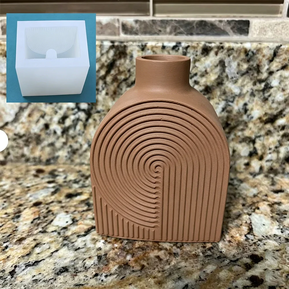 Aroma Diffuser Bottle Silicone Mold, Durable Reusable DIY Resin Candle Plaster Mold for Home Decoration Craft Supplies