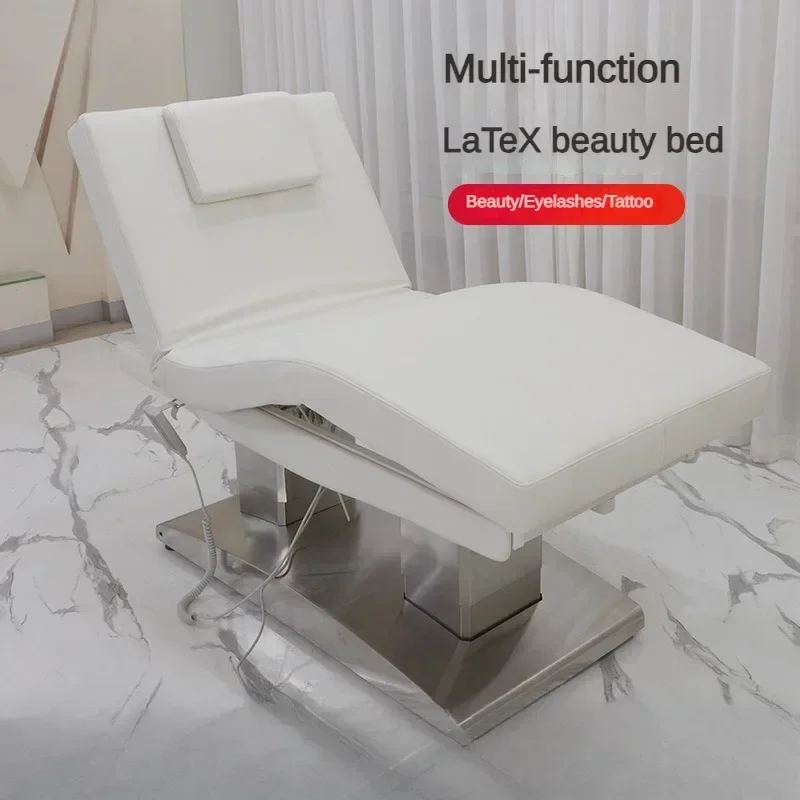 Electric beauty bed beauty massage pattern embroidery bed folding micro plastic surgery medical injection bed automatic lifting