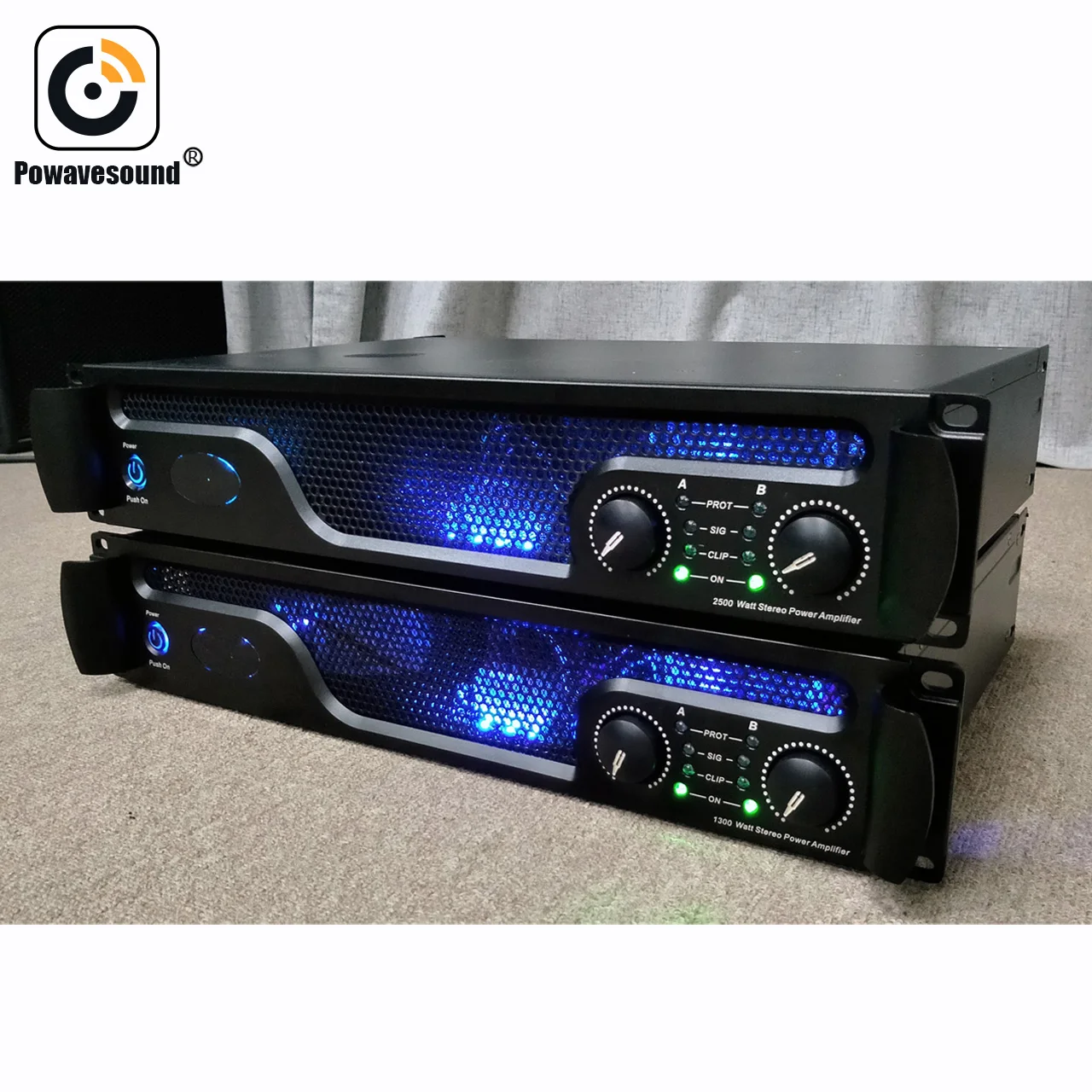 DJ club rack power amplifier Powavesound 600W night bar speaker power amplifier transformer 2000 watt Class H audio amplifier