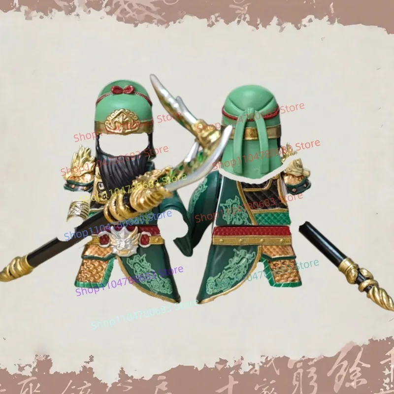 

Конструктор MOC: Мини-фигурка из серии «Три царства» — Набор с доспехами Гуань Юя — Модная коллекционная фигурка, игрушка и подарок