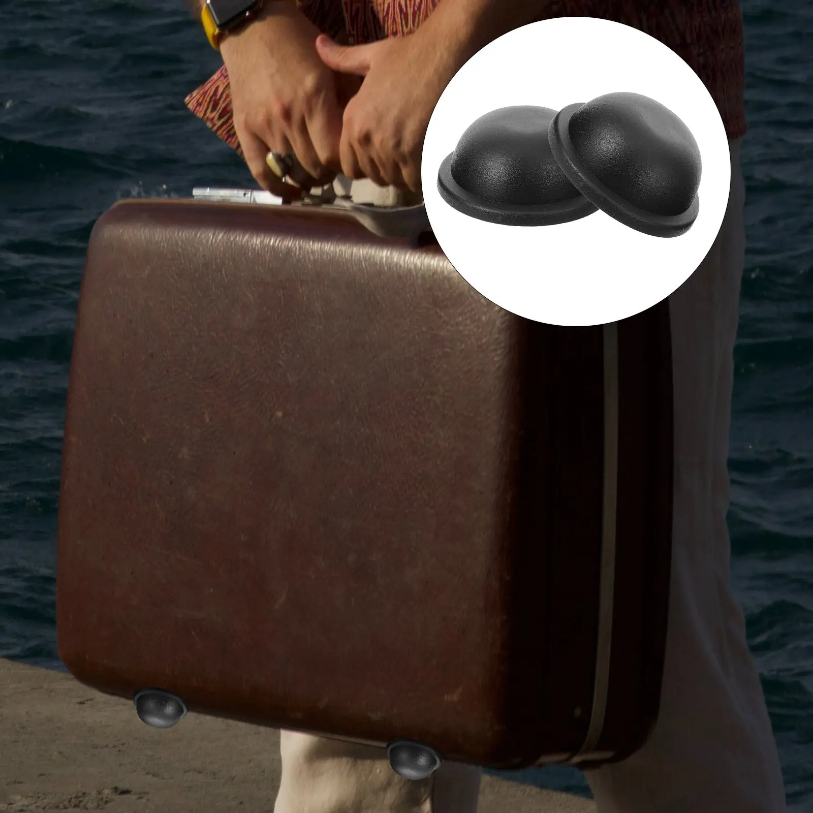 

4 шт. круглых пластиковых заклепок для ремонта багажа, ножки-фиксаторы для сумок, ножки для чемоданов, аксессуары для сумок, мебельная фурнитура