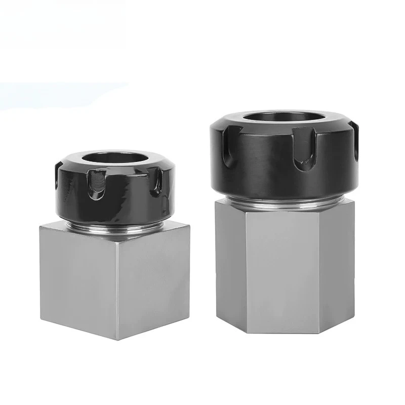 ER25 ER32 ER40 Square Hex Holder Block ER Collet Chuck Extension Fixture