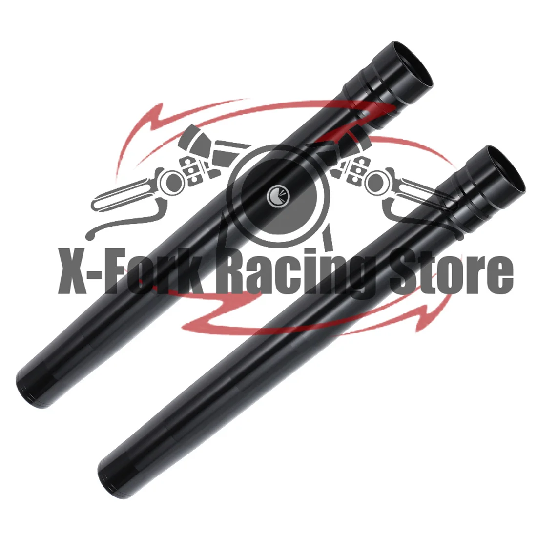 Black Front Outer Fork Tubes 581mm For BMW F800GS Adventure 2013-2017 31427711183 Shock Absorber Fork Suspension Pipes Leg Bars