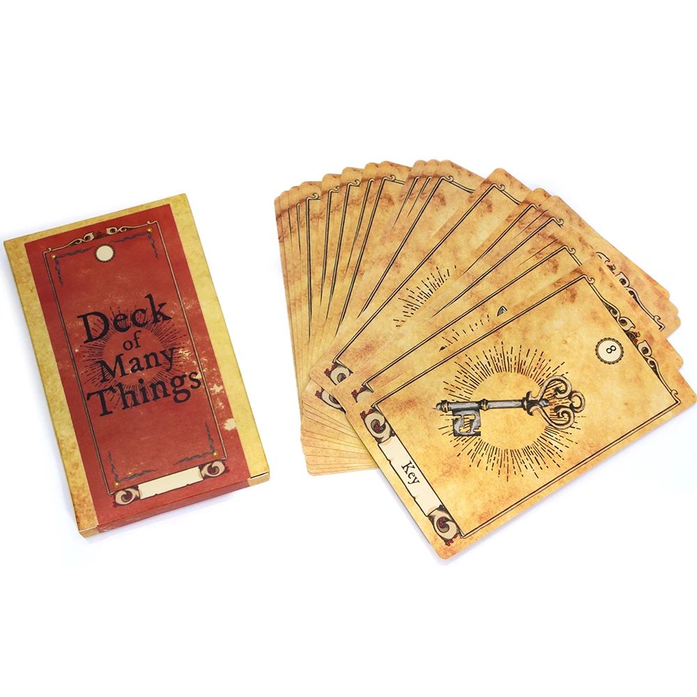 Baralho de muitas coisas jogo de cartas o melhor adereço de mesa completo 22 cartas baralho de muitas coisas adiciona e camada extra de pan de excitação
