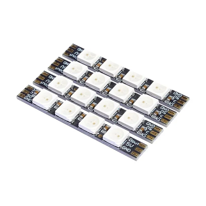 1SET/4PCS PandaRC LED0539 LED light WS2812 5V RGB Programmable Highlight Light strip with cable for RC FPV drones F3/F4 FC ACCS