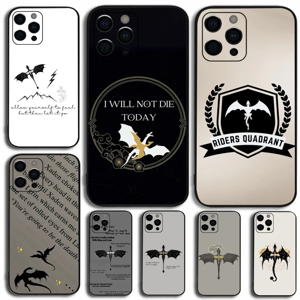 

Dragon F-Fourth W-Wing Phone Case For iPhone 15,14,13,12,11,Pro,X,XS,Max,XR,Plus,Mini Soft Black Cover