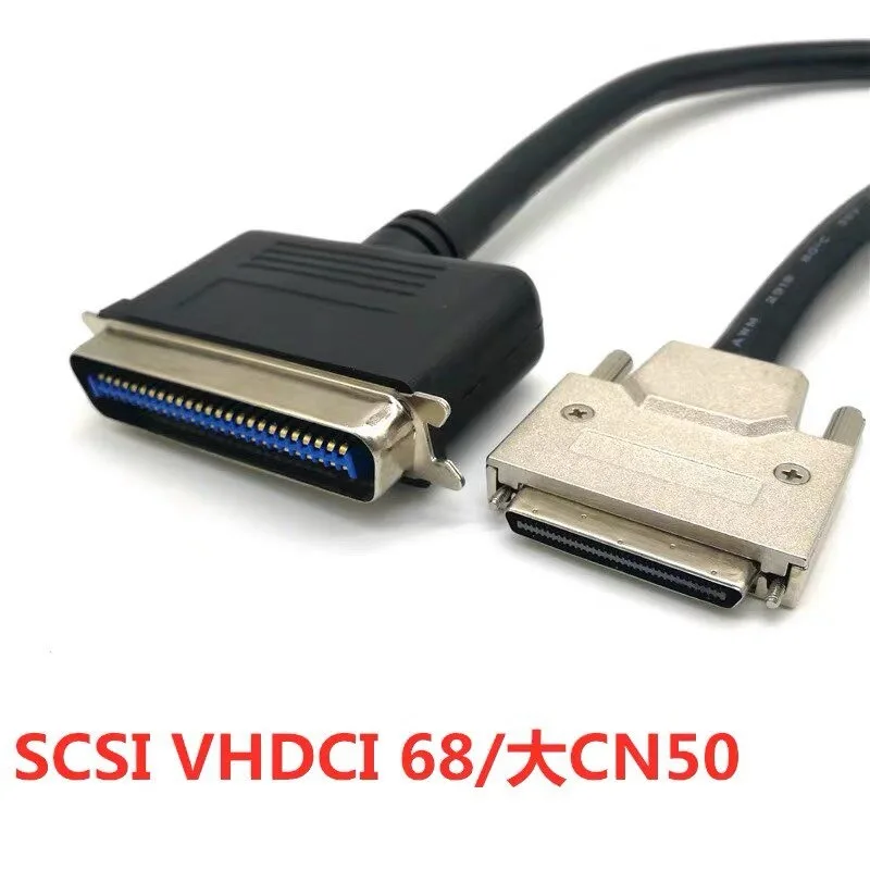 SCSI CN50 to VHDCI68 CN large 50 to V68 SCSI VHDCI86 large CN50 1.8 meters