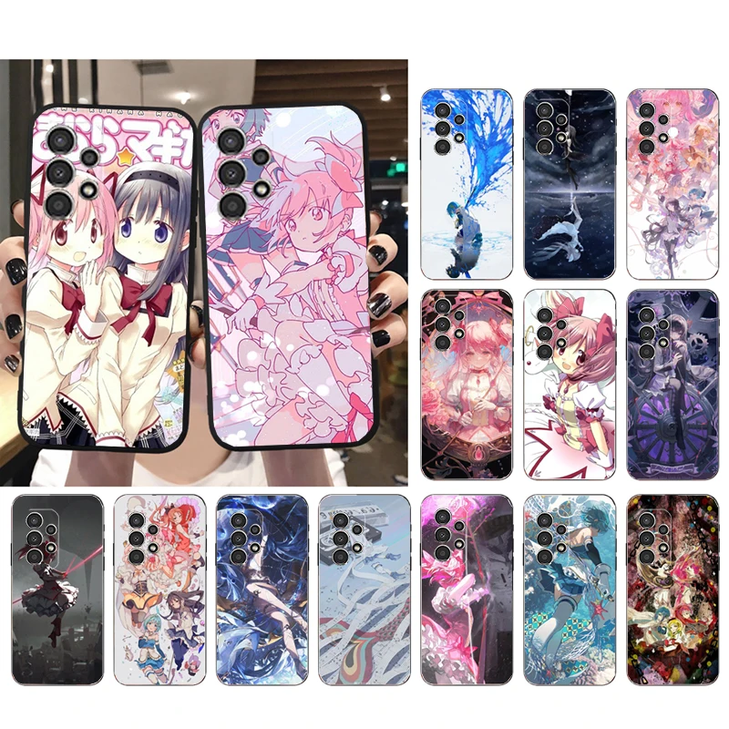 

Phone Case For Samsung A17 A55 A16 A56 A35 A15 A53 A54 A33 A34 A25 A05S A52 A52S A07 A26 A06 Puella Magi Madoka Magica
