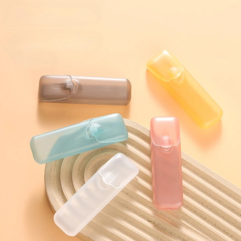 Five-Piece mini Portable Toothpick Box，Compact Travel Storage Box，With Compartment Design，Can Store Toothpicks、Floss、Cotton Swab