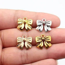 WYSIWYG 10pcs 17x16mm  Trendy Charms 4 Color Bowknot Charms Pendant For Jewelry Making DIY Jewelry Findings