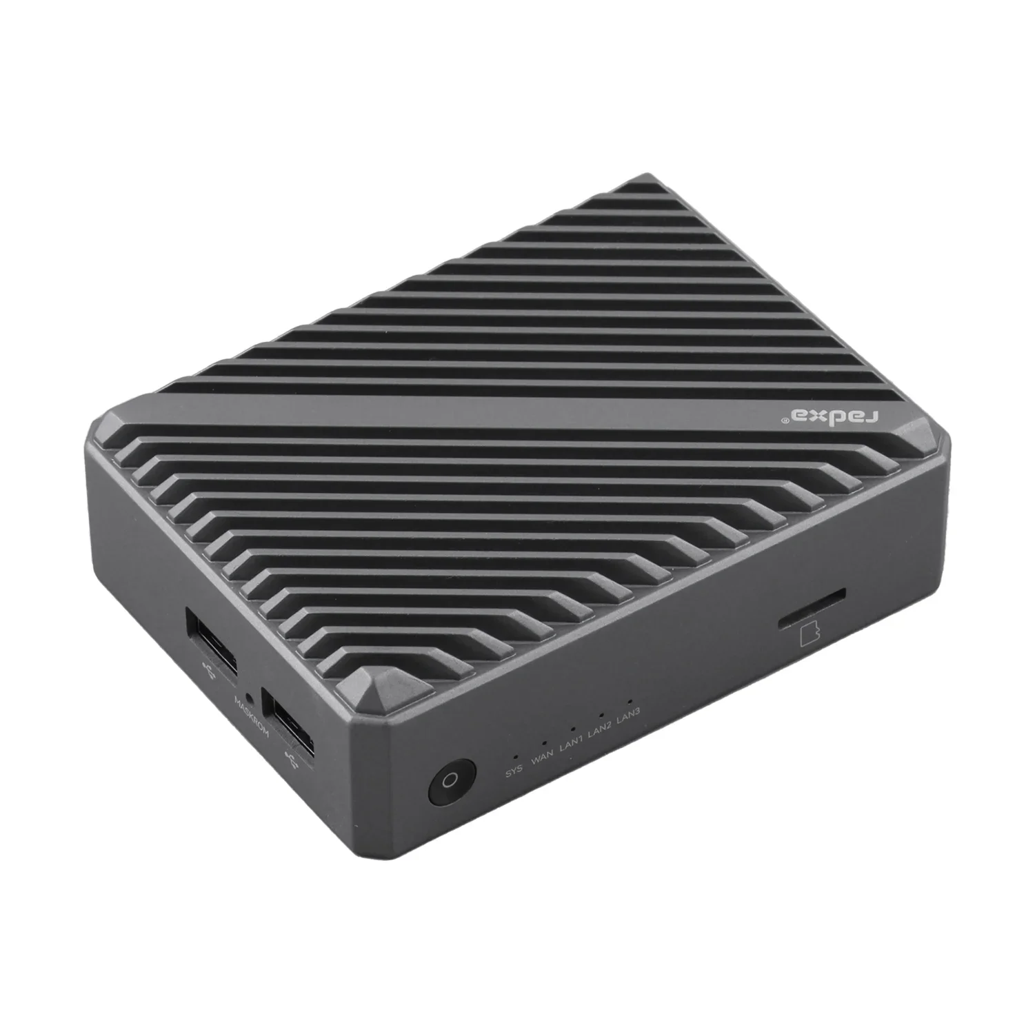 Radxa E24C - Rockchip RK3528A Quad-Core A53 4x GbE USB-C Alimentación Soporte LPDDR4/SD, 4 Gigabit Ethernet Placa única