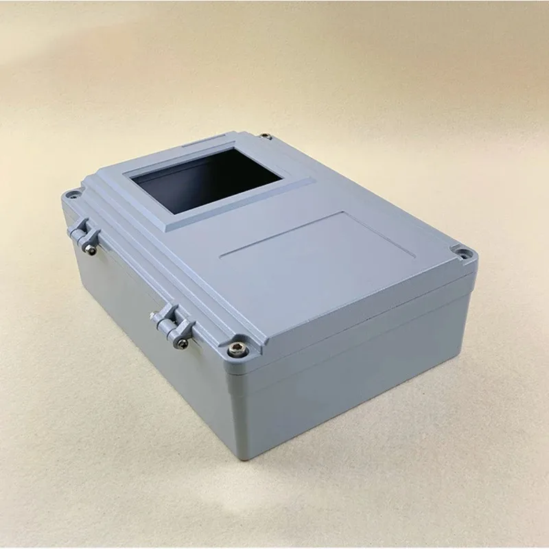 Aluminum Waterproof Box Instrument Case with Display Window Housing 250 *185*88mm