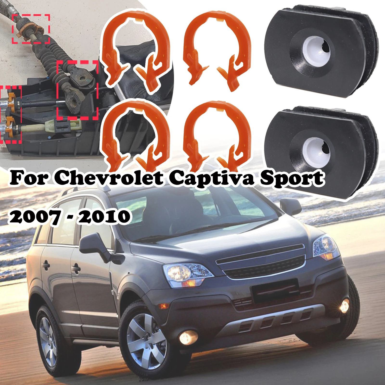 For Chevrolet Captiva Sport Winstorm Manual Gear Linkage Cable Shift Transmission Lever Connector Collect 96639370 2007 - 2010