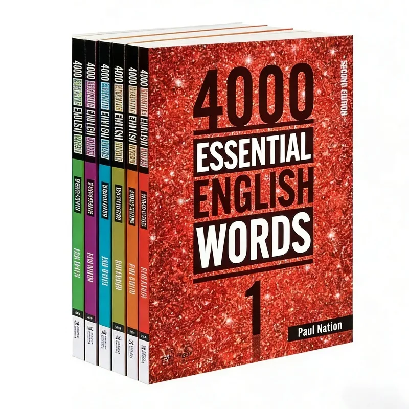 4000 Essential English Words 1 - 6 Core Vocabulary 6 Books/Set New Textbook for The Elementary Examination Books