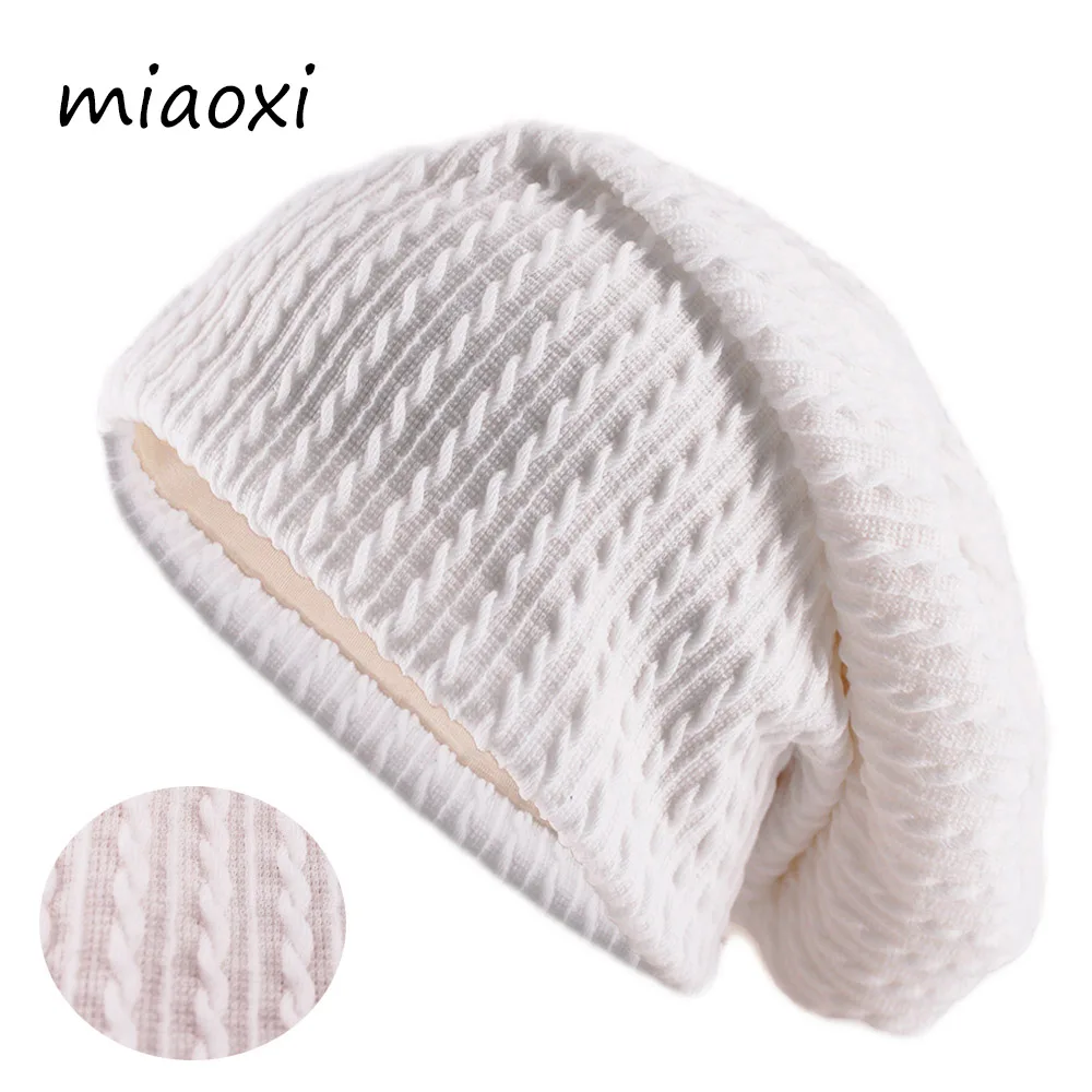 New Breathable Beanies Knitted Warm Autumn Spring Hat For Men And Women Soft Beauty Turban Hats Casual Female Outdoor Bonnet