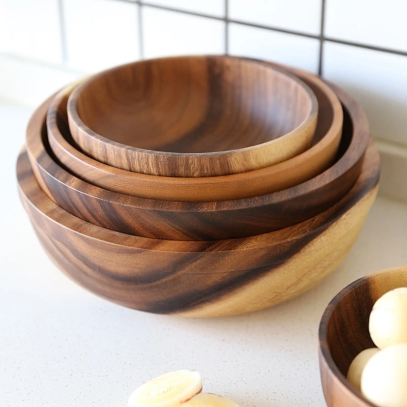Wood Serving Trays Storage Trays Dessert Dinner Breads Fruit Snacks Food Display Dishes Tray for Kitchen 5 Styles Choose