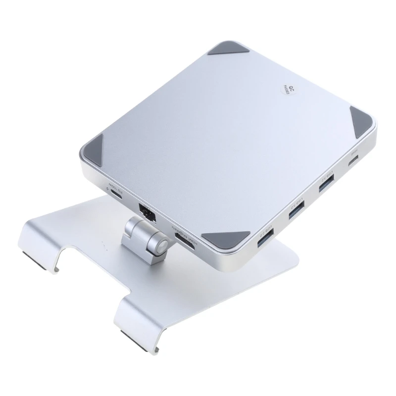 Estación acoplamiento tipo Hub 11 en 1/Hub 10 en 1 PD100WSoporte plegable giratorio para portátil