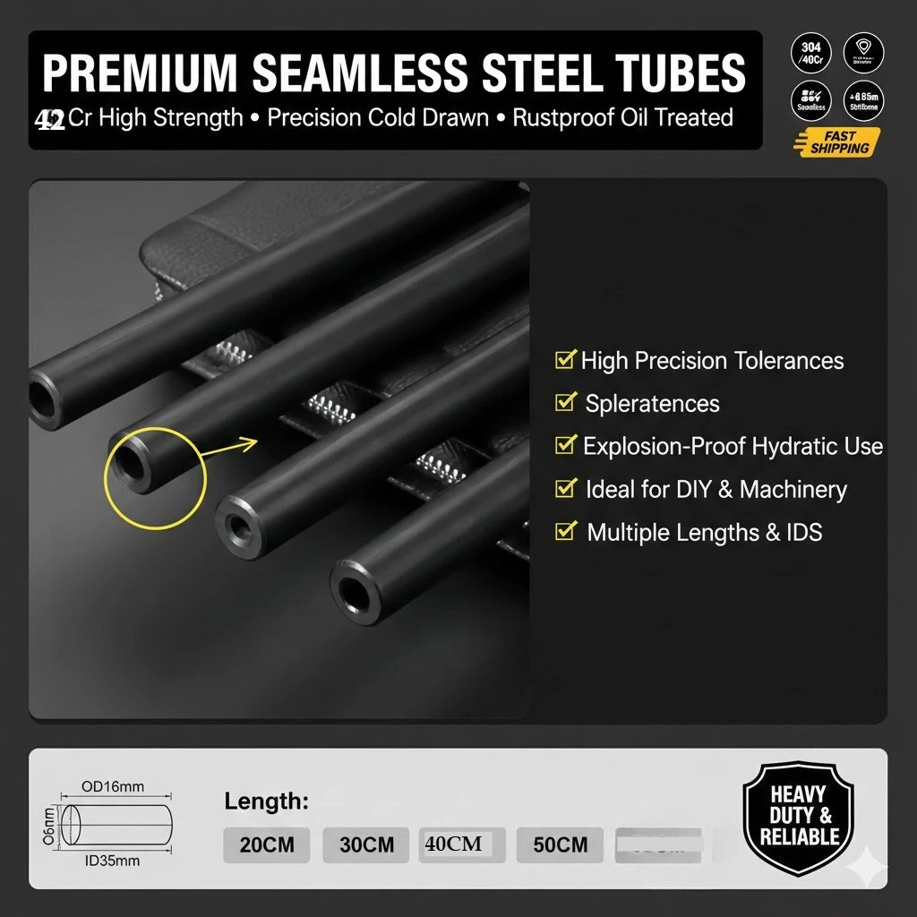 

Small diameter steel pipe with an outer diameter of 16mm and an inner diameter of 5.4-5.45-5.48-5.6-6.03-6.2mm