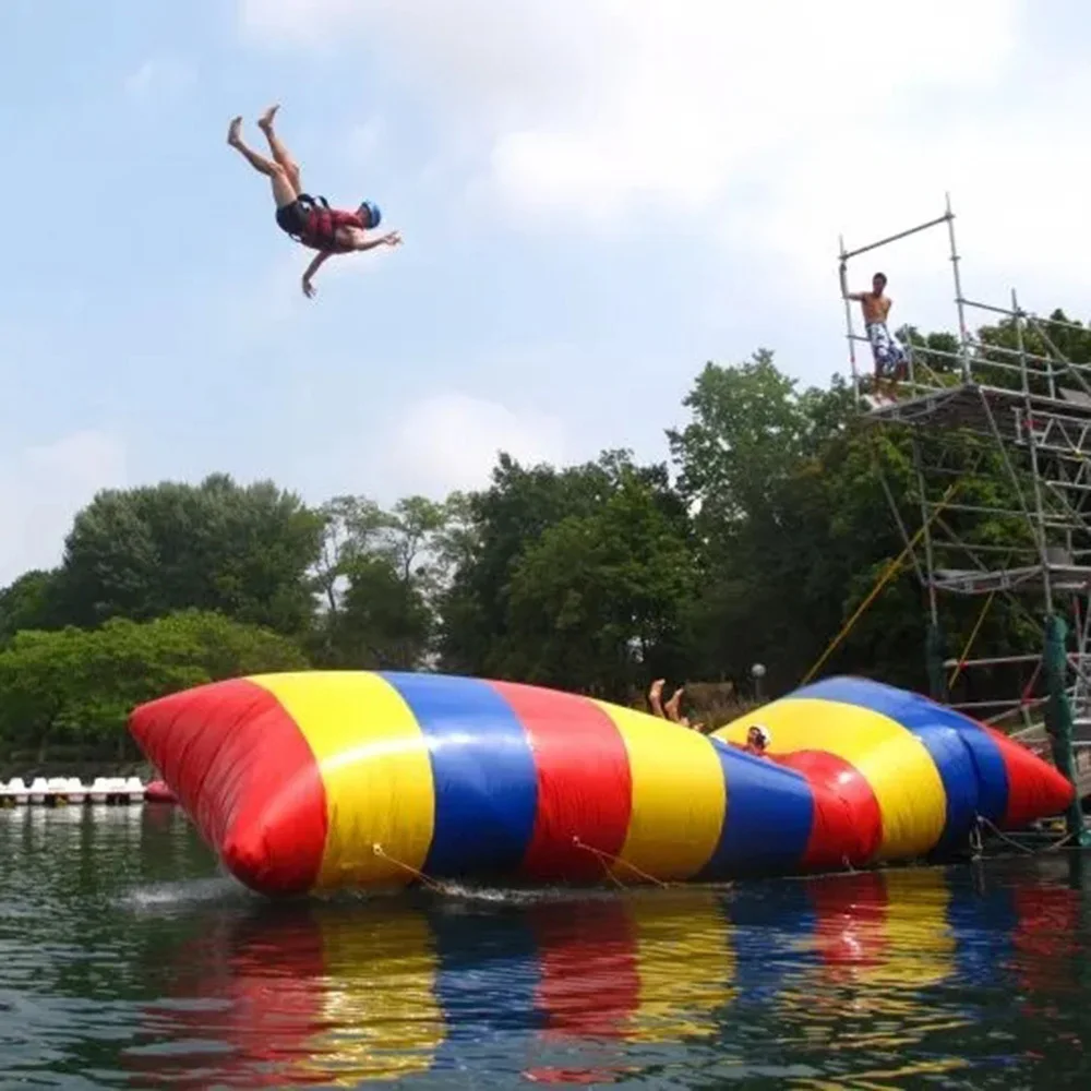 Boule de catapulte d'eau gonflable personnalisée, le plus populaire, saut de blob d'eau, oreiller d'eau à vendre, vente en gros