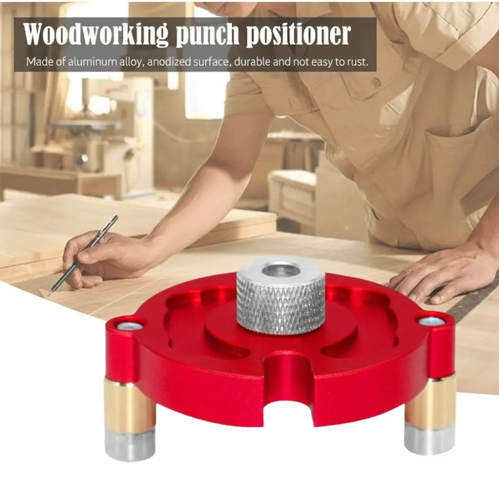 

Aluminum Alloy Self Center Dowel Jig High Hardness Fast Positioning Hole Puncher Locator Rust Proof Steel Bushing