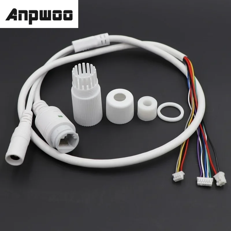 Câble d'alimentation vidéo étanche, longueur 65cm, RJ45 600 connecteurs avec politiquement las, CCTV POE IP, caméra réseau PCB Tech