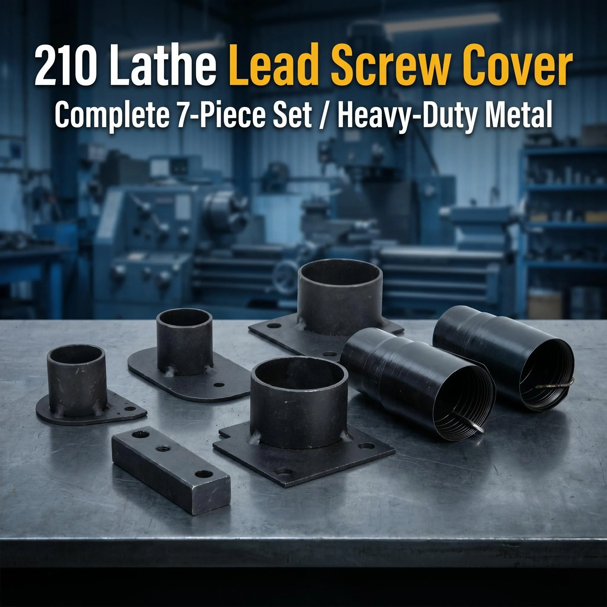 

High-Performance 400mm Lathe Lead Screw Protective Cover Guard for WM210 BHC210 HS210 JY210V CTC210 Mini Lathe Dustproof Shield