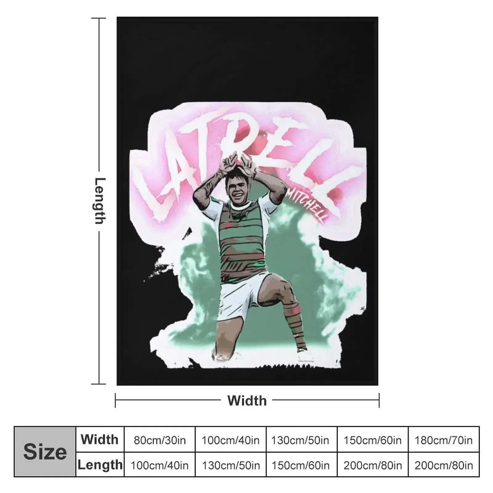 Latrell-Mitchell-Essential-T-Shirt Throw Blanket Furrys Blankets For Bed for winter Luxury Blankets