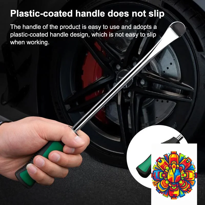 Motorcycle Tire Spoon Iron Lever Repair Bar Set with Durable Rim Protector for Manual Motorbike Tire Maintenance