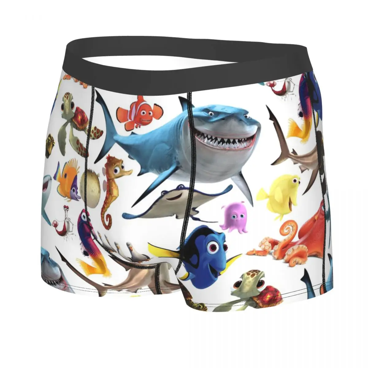 Peixes tropicais coloridos Man'scool Boxer Briefs, cuecas altamente respiráveis, impressão 3D, presentes de aniversário, vários, alta qualidade