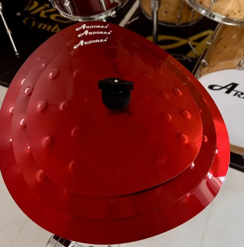 China Red Alloy Clap Stacks Cymbals Set 11 13 15 inch
