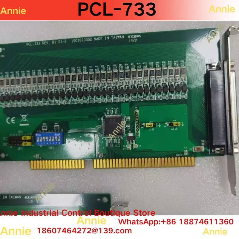 PCL-733 REV .B1 Data Acquisition Card 32-Channel Isolated Protection Digital Input for Industrial Measurement And Control