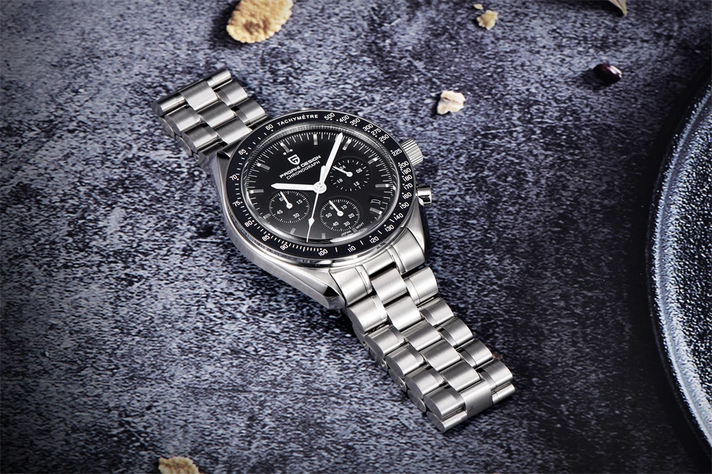 PAGANI DESIGN 2026 Moon Watch For Men Top Brand Luxury Quartz Mens Watches Chronograph Luminous Sapphire Mirror Waterproof Clock