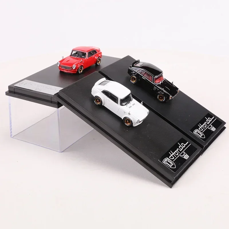 LF MODELLO 1:64 Honda S800 Collezione di modellini in lega pressofusa Nero Bianco Rosso Collezionista